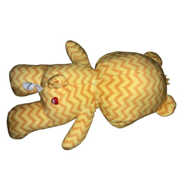 Care Bears Funshine Sunshine Plush Teddy  Bear 13 inch Yellow Zig Zag Pattern - Picture 4 of 13